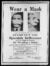 An archival public health poster stating "Wear a Mask: Stamp out the Spanish influenza or "flu" plague in Portland by wearing a mask" from 1919. There are two photos of men wearing masks.